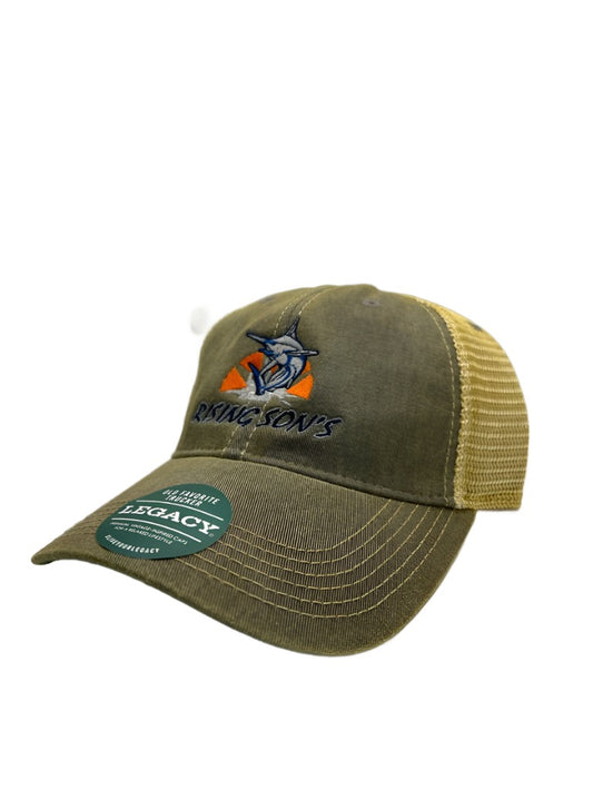 Green legacy trucker hat