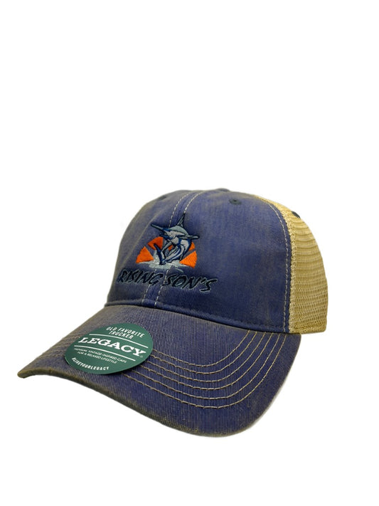 Blue legacy trucker hat